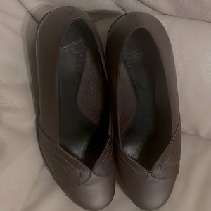 Dansko Reese Brown Leather Slip On Pumps Comfort Shoes Size39